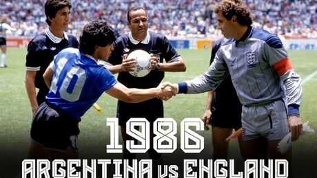 Anglia va reveni pe stadionul unde s-a produs „Mâna lui Dumnezeu”, la 40 de ani după legendarul gol al lui Diego Maradona