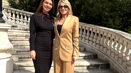 Simona Halep, apariție deosebită la decorarea lui Gică Hagi cu Ordinul Național ”Steaua României”