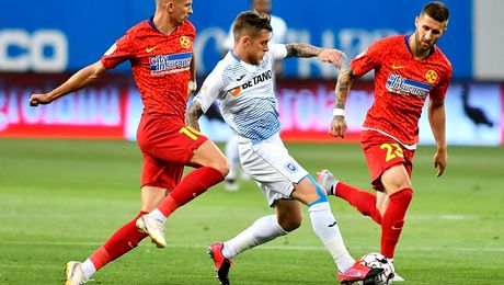 FCSB se impune fără probleme în Bănie și revine în fruntea clasamentului. „Dublă” Dennis Man