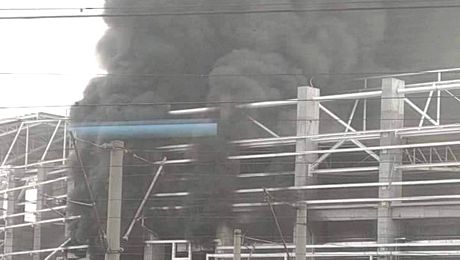 VIDEO EXCLUSIV. A ars Giuleștiul! De aici a pornit incendiul de la stadionul Rapid. Ce s-a întâmplat de fapt