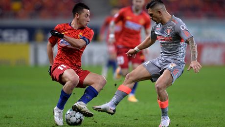 Succes neconvingător pentru FCSB, pe terenul celor de la UTA Arad. Roș-albaștrii, lideri și după această etapă