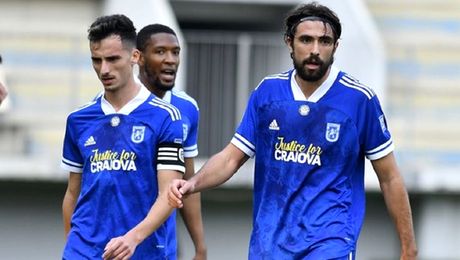 Pierdere importantă pentru Craiova lui Adrian Mutu. Un jucător de bază s-a accidentat la genunchi și va fi supus mai multor examinări