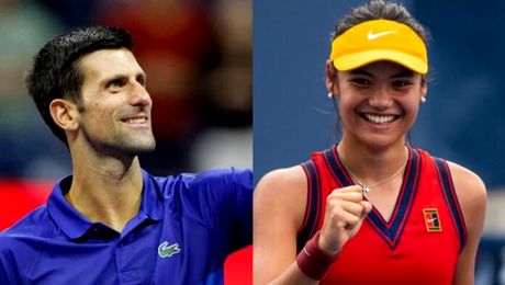 De la Novak Djokovic cu dragoste pentru Emma Răducanu. Cum a felicitat-o sârbul pe câștigătoarea de la US Open