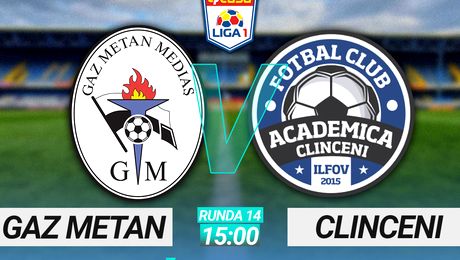 Gaz Metan – Clinceni 1-1. Clinceniul a obținut un punct, chiar în prelungirile partidei. Cascini îl salvează pe Chirilă