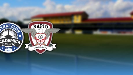 Academica Clinceni – Rapid 2-3. Giuleștenii câștigă cu greu și încheie turul pe locul 5
