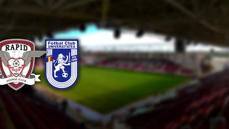 Rapid – FCU Craiova 0-0! Ratări monumentale și scandal la Mioveni. Giuleștenii revin în zona play-off