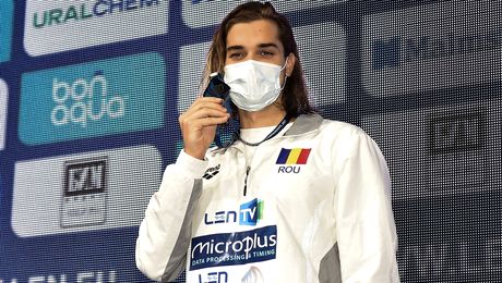 Robert Glință aduce o medalie României, la Campionatele Mondiale în bazin scurt