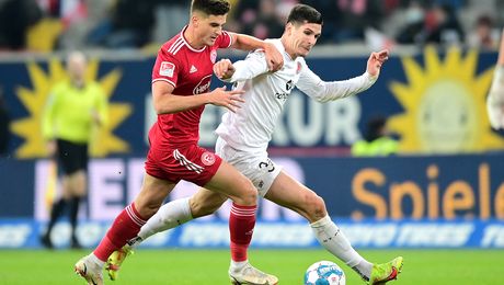 S-au convins cu Dragoș Nedelcu. Jucătorul împrumutat de FCSB la Dusseldorf are șanse minime să continue în Germania