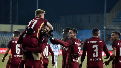 Ușurare mare la CFR Cluj. Campionii au trăit periculos și cu Gaz Metan. „Nu mai credeam”