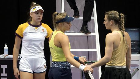 Dayana Yastremska a plâns după ce a învins-o pe Ana Bogdan la Lyon. Ucraineanca a fugit prin România de războiul de la ea din țară 