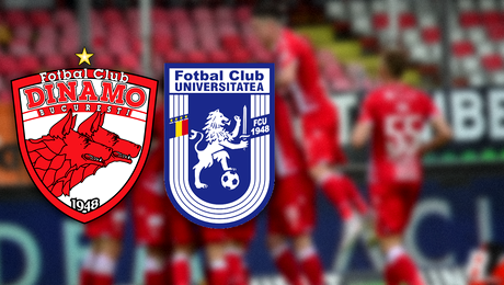 Dinamo – FC U Craiova 1-2. Craiova lui Mititelu dă lovitura în prelungiri. Dinamo, tot mai aproape de baraj