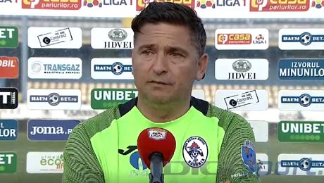 Moment dramatic în direct la TV, după Gaz Metan – Academica Clinceni 4-3. A început să plângă în timpul interviului