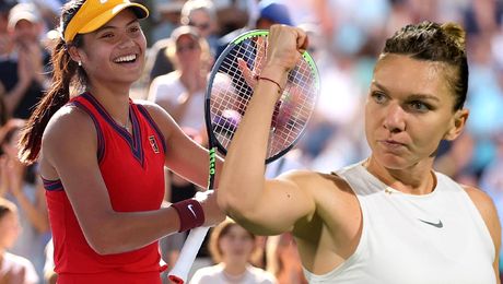 VIDEO Simona Halep și Emma Răducanu s-au antrenat împreună la Washington. Final tensionat între cele două sportive