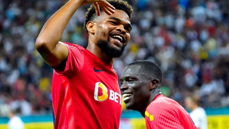 Transferul misterios anunțat de Gigi Becali după victoria cu Mioveni: „Nu pot să vă spun suma!” Edjouma va avea un salariu impresionant