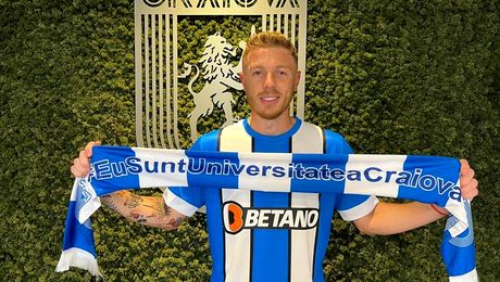 S-a oficializat primul transfer al Craiovei în „era Mirel Rădoi”. Bogdan Mitrea a fost prezentat oficial