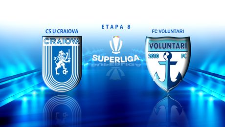 Universitatea Craiova – FC Voluntari 1-1. Pas greșit pentru Mirel Rădoi