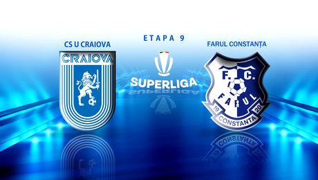 Universitatea Craiova – Farul Constanța 4-3. Echipa lui Hagi, primul eșec în Superliga. Oltenii câștigă un meci incredibil