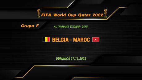 Belgia – Maroc 0-2. Situație complicată după înfrângerea suferită de Hazard & co