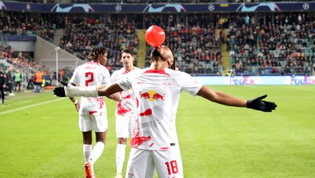 Christopher Nkunku a sărbătorit golul din Champions League în cel mai ciudat mod posibil: „Ai mai văzut vreodată asta?”. Care a fost explicația