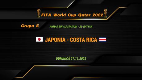 Japonia – Costa Rica 0-1. Undă de șoc pentru japonezi. Costa Rica dă lovitura și ajută și Germania