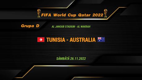 Tunisia – Australia 0-1. „Cangurii” obțin o victorie importantă, Tunisia este aproape eliminată