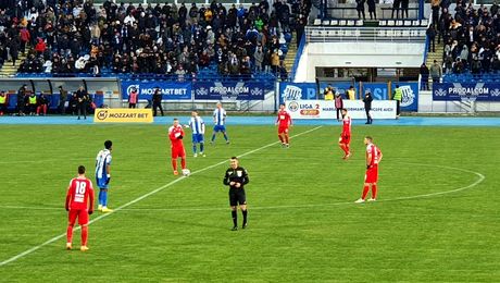 Dinamo, pas fals în lupta pentru play-off! Câinii, învinşi la Iaşi de o candidată la promovare
