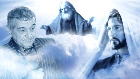 Aspirație supremă a lui Gigi Becali. Vrea să fie înfiat de Dumnezeu și să devină fratele vitreg al lui Iisus Hristos