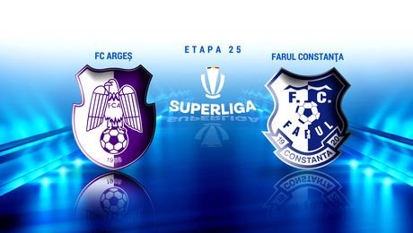 FC Argeș – Farul 0-0. Echipa lui Hagi nu profită să se distanțeze în fruntea clasamentului. Gazdele n-au avut nicio ocazie