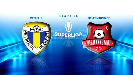 Petrolul Ploiești – FC Hermannstadt 2-0. Debut perfect pentru Florin Pîrvu pe banca Petrolului. Ploieștenii sunt la un punct de play-off