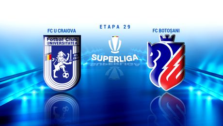 Victorie mare pentru FCU Craiova în Superliga. Oltenii luptă cu Sepsi pentru ultimul loc din play-off