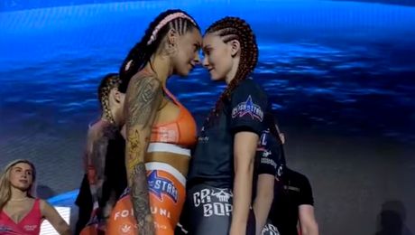 Așa ceva nu s-a mai întâmplat niciodată. Ce au făcut aceste două luptătoare înaintea meciului de MMA