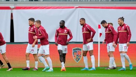 Conflict deschis între jucători la antrenamentul CFR-ului. Petrescu a spus tot: “Eu i-am lăsat, îmi place să văd că au dorință”