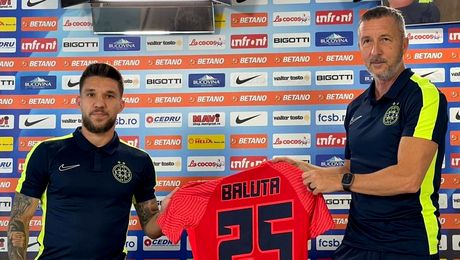 Ultima oră: FCSB l-a prezentat oficial pe Băluță: “E diferență mare față de Craiova. A fost lipsă de respect față de mine”