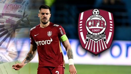 E oficial. CFR Cluj l-a vândut pe Burcă în Arabia Saudită. Câți bani au luat pe el