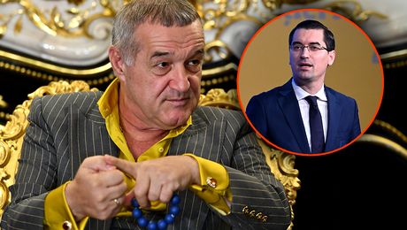 Gigi Becali nu-l slăbește pe Răzvan Burleanu. Jigniri peste jigniri: ”Ești musculiță, gânganie, țânțar”