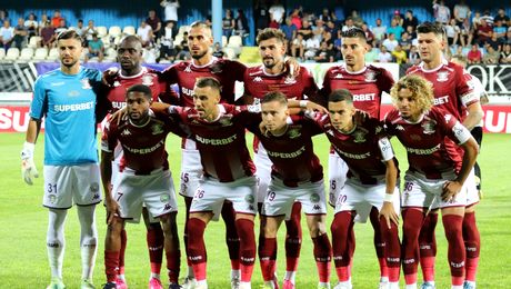 U Cluj – Rapid 0-3. Rapid face spectacol la Mediaş. Bergodi obţine prima victorie pe banca giuleştenilor