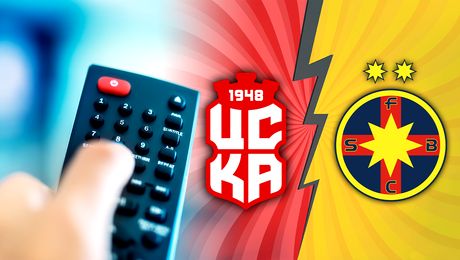 Surpriză pe piața TV din România. Cine va transmite meciul CSKA 1948 Sofia – FCSB, din turul secund preliminar al Conference League