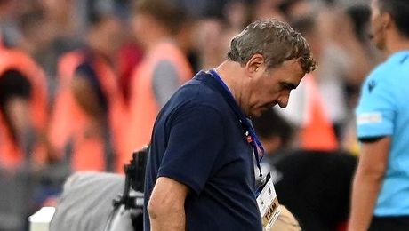 Suferința lui Hagi. Imagini impresionante după 0-3 cu Sheriff. Ce a făcut Gică imediat după înfrângerea care scoate Farul din Champions League. Video Exclusiv