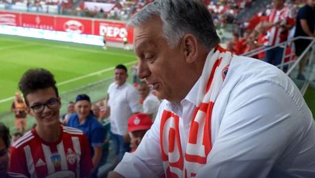 Viktor Orban, în tribune la Sepsi – FCU Craiova. Premierul maghiar participă la o conferință în România și nu a vrut să rateze meciul care a declanșat un scandal uriaș