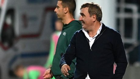 Hagi, conferință de două minute și 40 de secunde după Flora – Farul. Primele cuvinte după alificare: „Visul nostru e să mergem în grupe”
