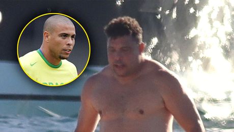 Pare că se revarsă: Brazilianul Ronaldo a ajuns de nerecunoscut. E mai gras ca niciodată: Paparazzii l-au surprins la bustul gol