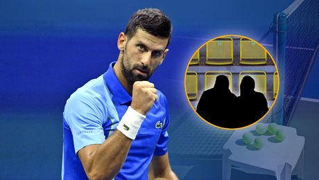 Spectatori surpriză la primul meci al lui Djokovic de la US Open 2023. Ce cuplu celebru i-a urmărit din tribune victoria
