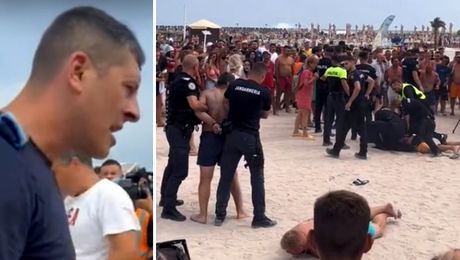Jandarmul din Costinești, anchetat după incidentul de pe plajă. Ce riscă să pățească: „Comportamente agresive”