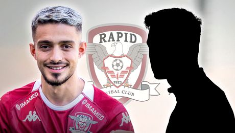 Nu e doar Rrahmani. Noul atacant pe care se bazează Rapid după plecarea lui Dugandzic