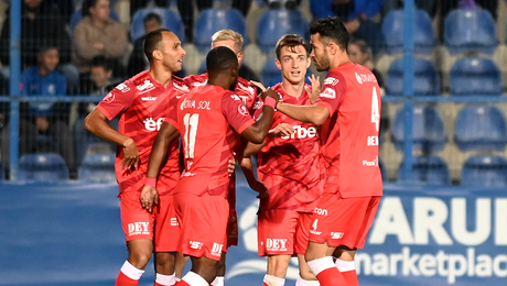 Farul – UTA 2-2. Arădenii au condus de două ori. Louis Munteanu putea fi eliminat