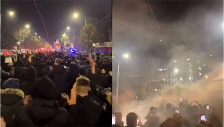 Fanii FCSB-ului au luat cu asalt Arena Națională. Suporterii echipei lui Becali, în corteo spre derby-ul cu Dinamo