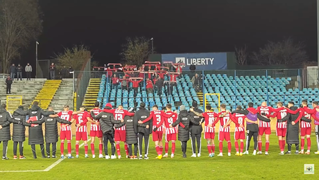 IREAL! De ce a ajuns galeria lui Sepsi abia în prelungirile meciului cu Oțelul? A cântat imnul „Ținutului Secuiesc” și a plecat acasă