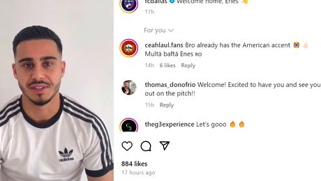 Enes Sali i-a lăsat mască pe toți! Cum vorbește engleză puștiul de 17 ani cumpărat de FC Dallas de la Farul