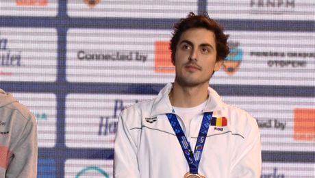 „A trebuit să mă şterg la ochi”. Andrei Ungur, emoționat după ce a adus prima medalie la Campionatele Europene de la Otopeni