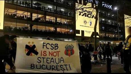 De necrezut! Mesajul „FCSB nu e Steaua” a apărut la meciul Borussiei Dortmund
